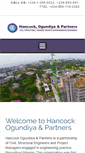 Mobile Screenshot of hancockogundiya.com